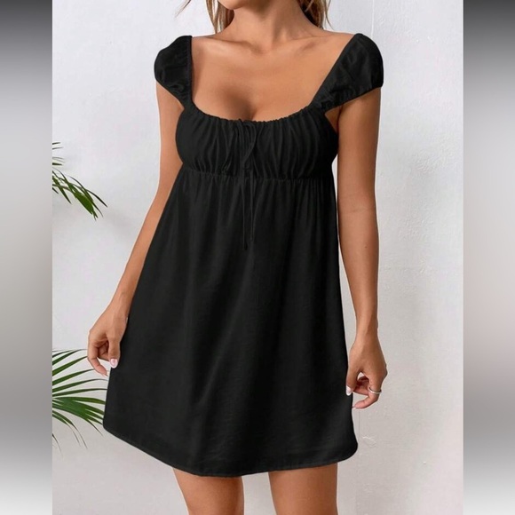 💖(2 for $15)💖 Black Sundress - Picture 4 of 9